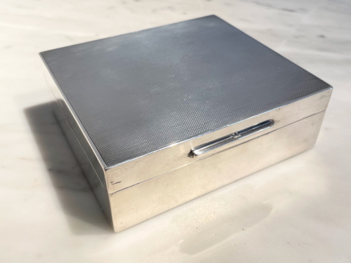 Sterling Silver Box by Alfred Dunhill, Paris