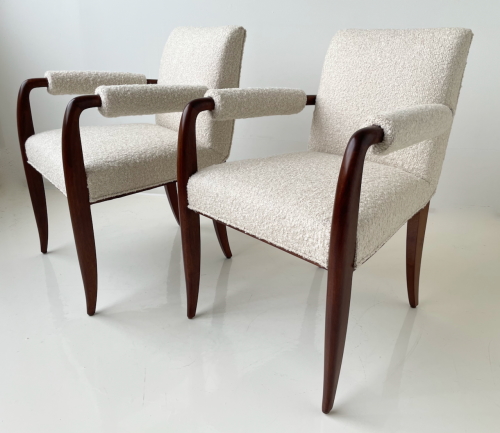 Pair of Armchairs by Maison Dominique (André Domin & Marcel Genevriere), France 1930’s