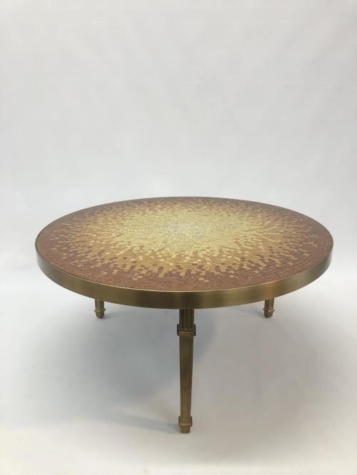 venetian glass coffee table